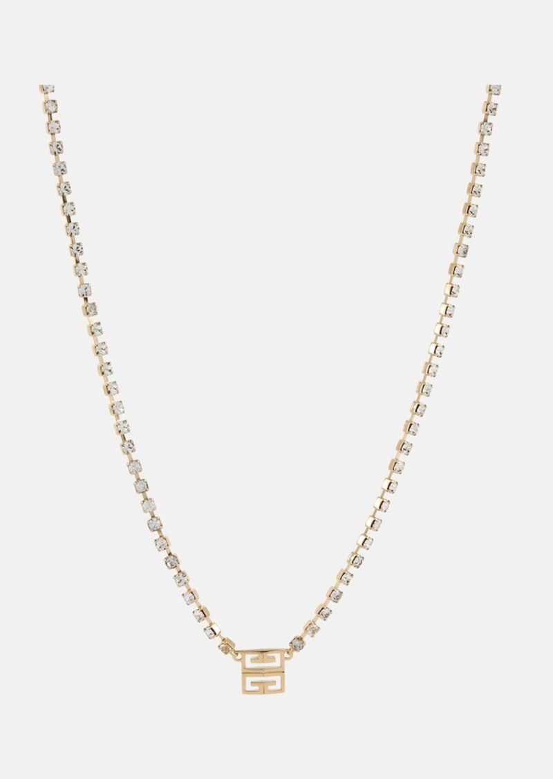 Givenchy 4G Swarovski crystal-embellished necklace