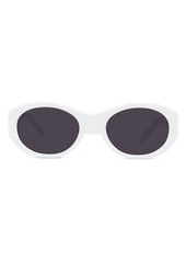 Givenchy 55mm Polarized Oval Sunglasses