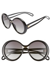 Givenchy 56mm Round Sunglasses