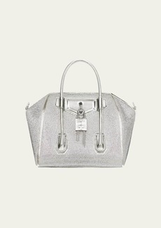 Givenchy Antigona Lock Mini Top Handle Bag in Satin Strass