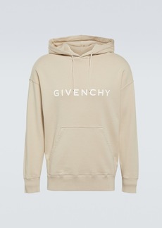 Givenchy Archetype logo cotton jersey hoodie