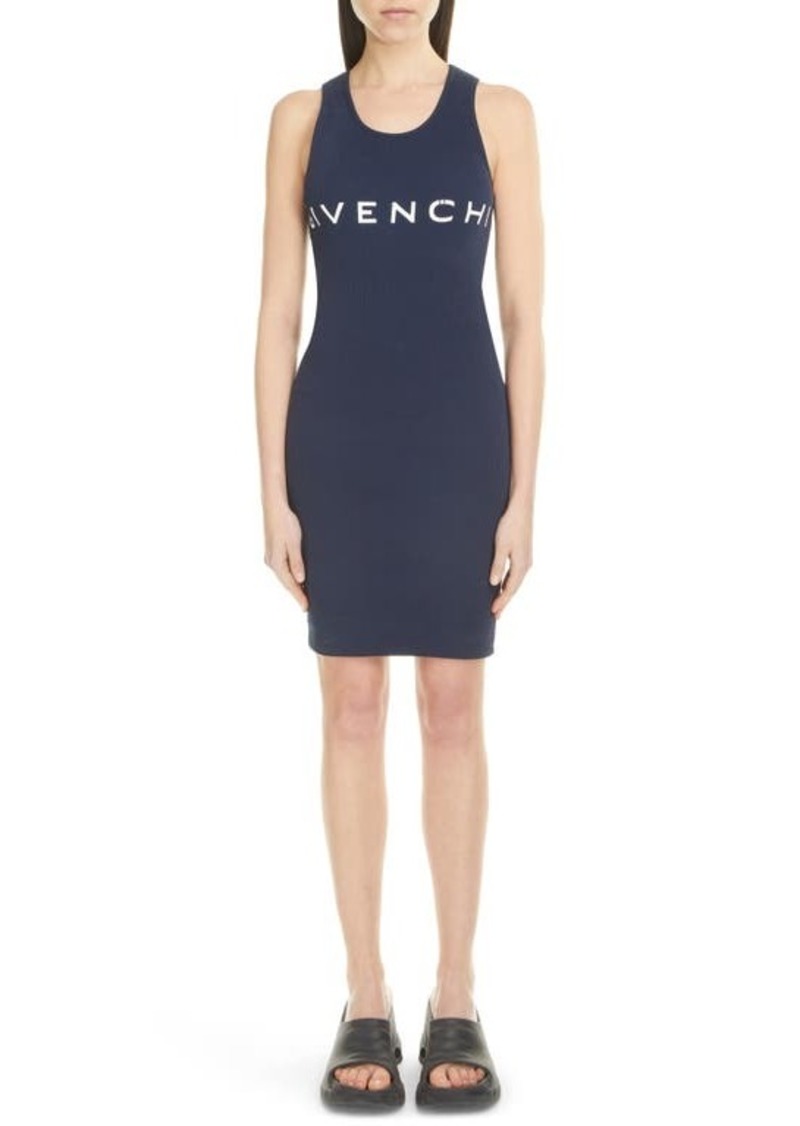 Givenchy Archetype Logo Rib Tank Dress