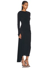 Givenchy Asymmetrical Long Sleeve Dress