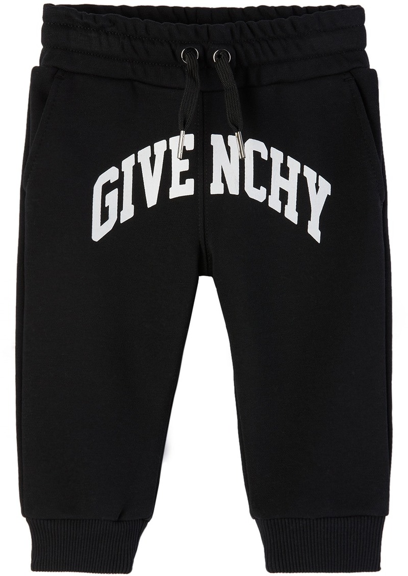 Givenchy Baby Black Printed Sweatpants
