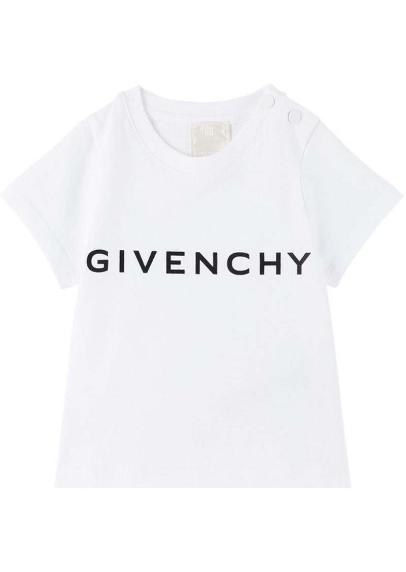 Givenchy Baby White Printed T-Shirt