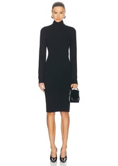 Givenchy Backless Long Sleeve Dress