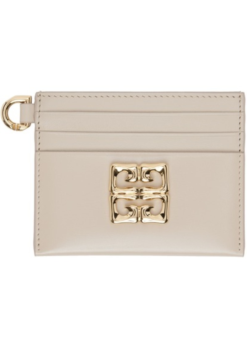 Givenchy Beige 4G Card Holder