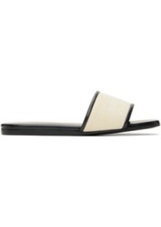 Givenchy Beige 4G Flat Sandals