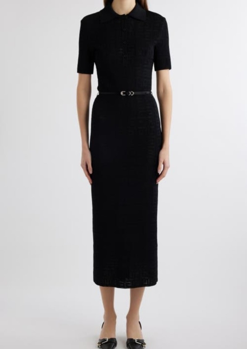 Givenchy Belted Midi Polo Dress