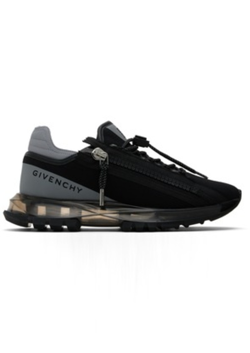 Givenchy Black & Gray Spectre Runner Sneakers