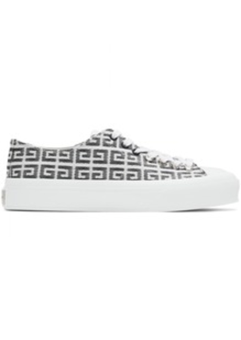 Givenchy Black & White City Low 4G Sneakers