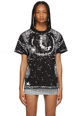Givenchy Black & White Gothic Print T-Shirt