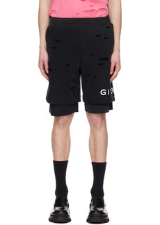 Givenchy Black Archetype Shorts