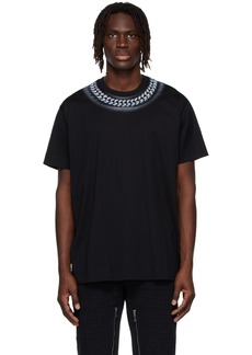 Givenchy Black Chito Edition Embossed Chain T-Shirt