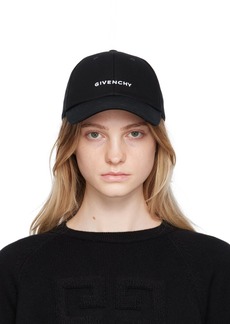 Givenchy Black Embroidered Cap