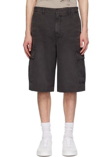 Givenchy Black Embroidered Shorts