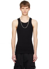 Givenchy Black Extra Slim Fit Tank Top