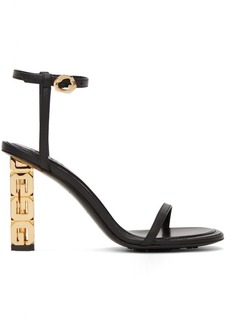 Givenchy Black G Cube Heeled Sandals