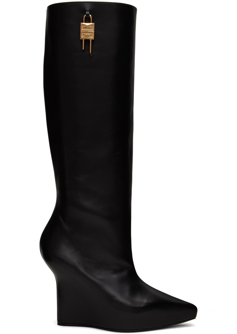 Givenchy Black G-Lock Boots