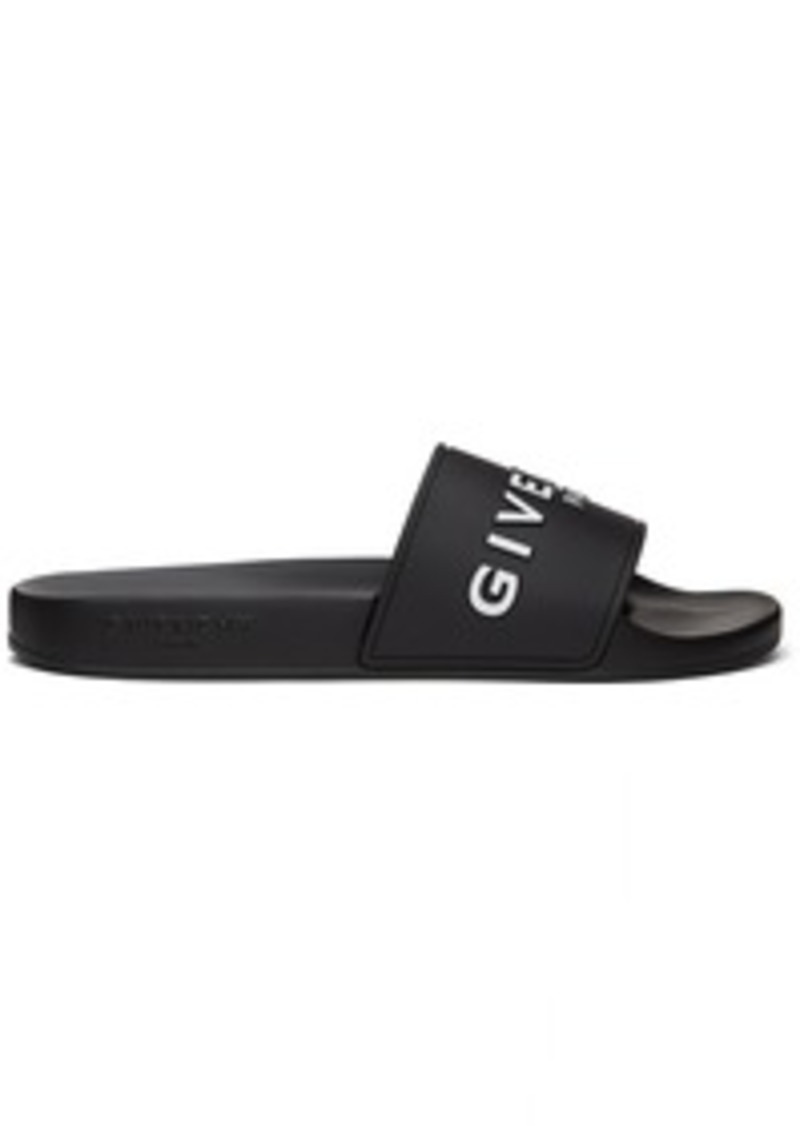 Givenchy Black Givenchy Paris Flat Sandals