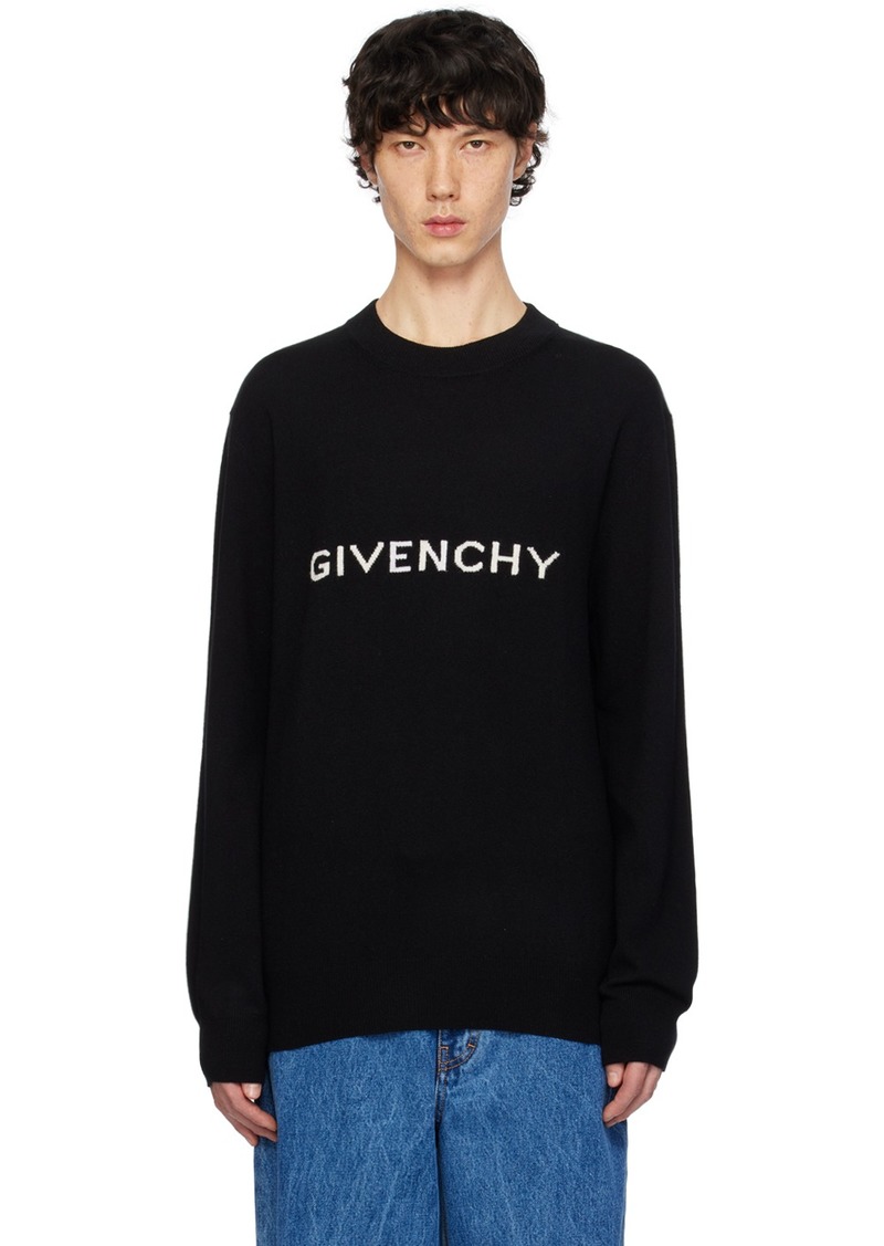 Givenchy Black Jacquard Sweater