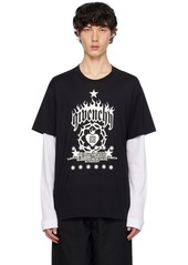 Givenchy Black Layered Long Sleeve T-Shirt