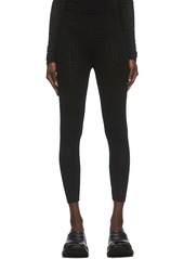 Givenchy Black Monogram Logo Leggings