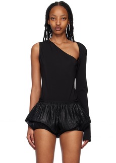 Givenchy Black Single-Shoulder Bodysuit