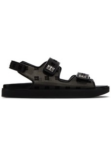 Givenchy Black Strap Sandals