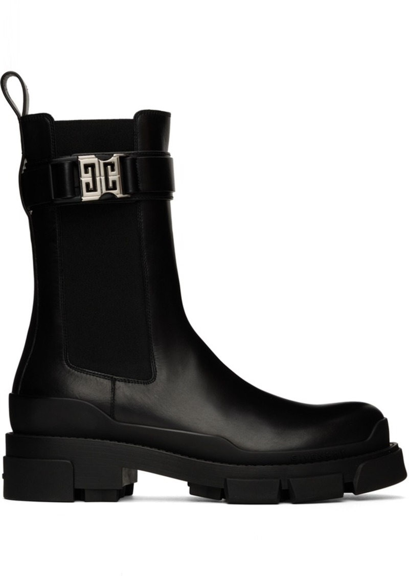 Givenchy Black Terra Chelsea Boots