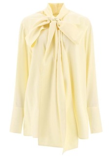 GIVENCHY Blouse in silk with long lavalliere