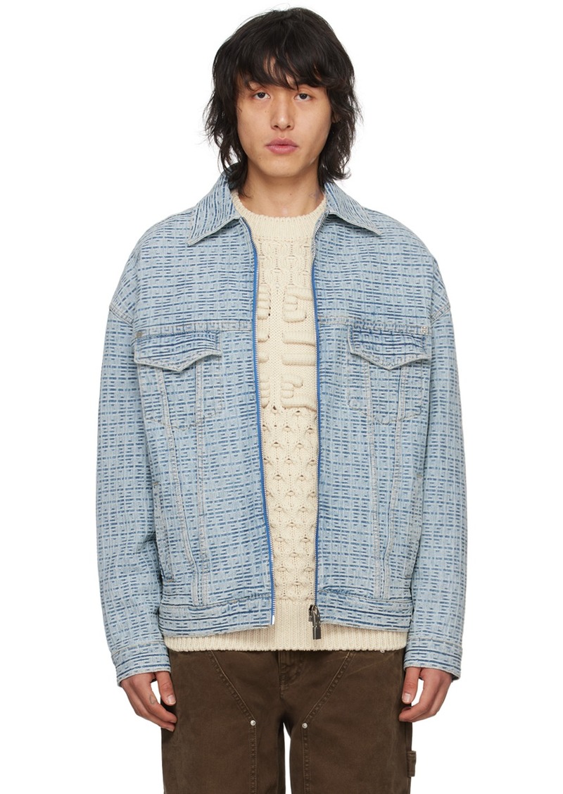 Givenchy Blue 4G Denim Jacket