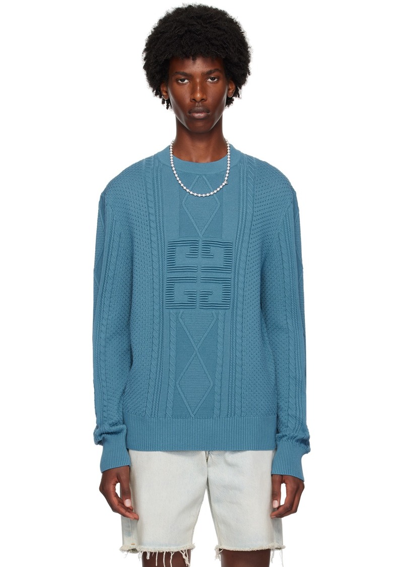 Givenchy Blue 4G Sweater