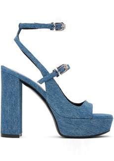 Givenchy Blue Voyou Heeled Sandals