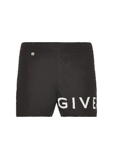 Givenchy Branding Print Short Swimwear