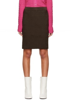 Givenchy Brown 4G Midi Skirt