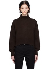 Givenchy Brown Cropped Turtleneck