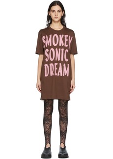 Givenchy Brown Peter Miles Edition T-Shirt Dress