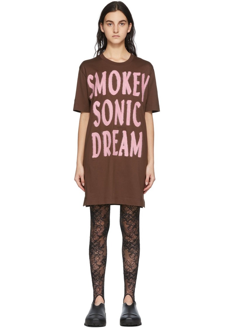 Givenchy Brown Peter Miles Edition T-Shirt Dress