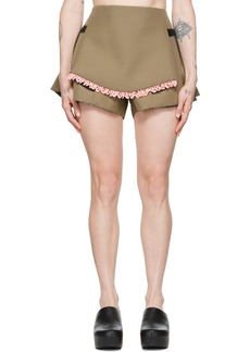 Givenchy Brown Polyester Shorts