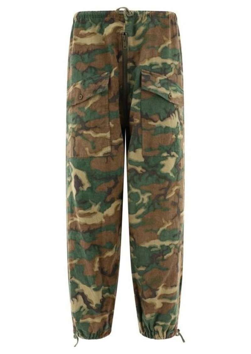 GIVENCHY Cargo camouflage cargo trousers