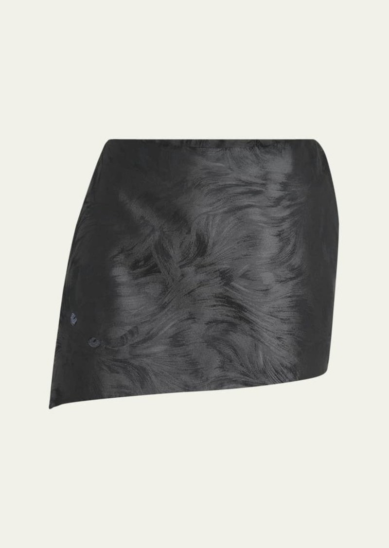 Givenchy Cat Mini Asymmetric Skirt