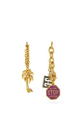 Givenchy Charm chainlink drop earrings