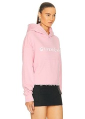 Givenchy Cropped Hoodie Sweatshirt