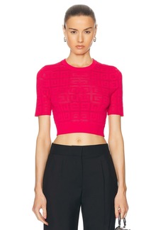 Givenchy Cropped Short Sleeve Top