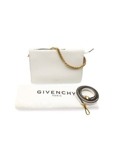 Givenchy Cross3 Crossbody Bag In White Leather