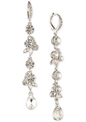 Givenchy Crystal Cluster Linear Earrings