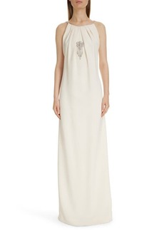 Givenchy Crystal Embellished Draped Gown
