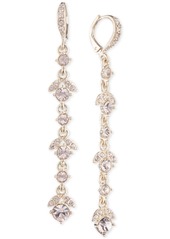 Givenchy Crystal Linear Drop Earrings