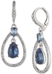 Givenchy Crystal Pear-Shape Orbital Drop Earrings